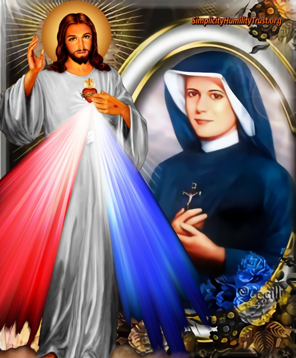 St. Faustina, The Apostle of Divine Mercy.