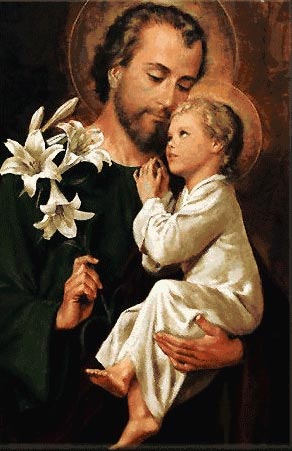 St Joseph with Jesus