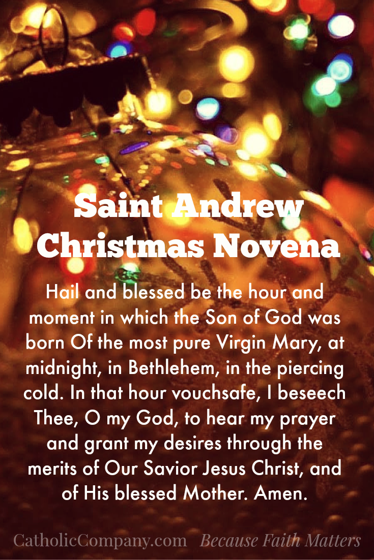 St. Andrew’s Christmas Novena Begins November 30th!
