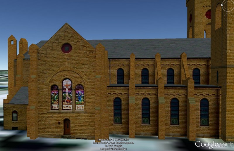 3D Google-Earth - West Side Close