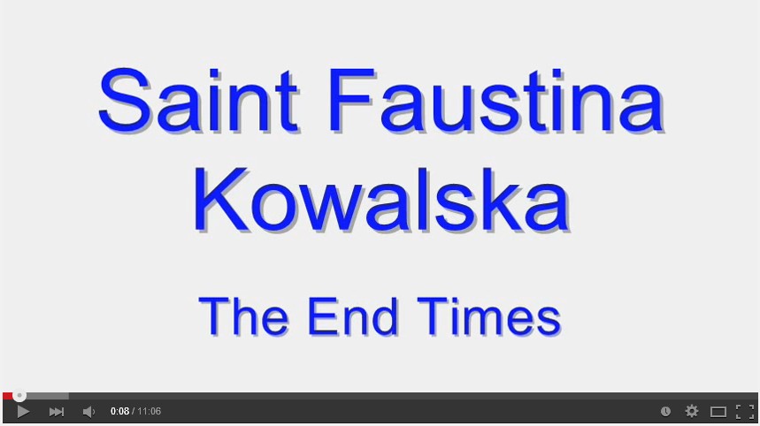 St Faustina and the return of Jesus