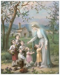 Mary with Children, Beautiful Catholic Prayers
